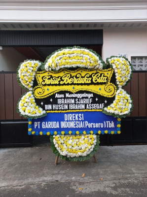 Papan Bunga Duka di Tlogosari Kulon